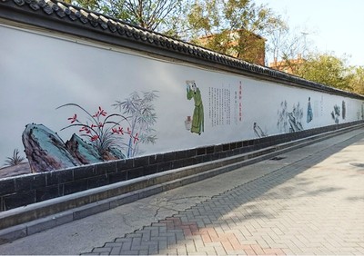 墙体彩绘 手绘 壁画 文化墙