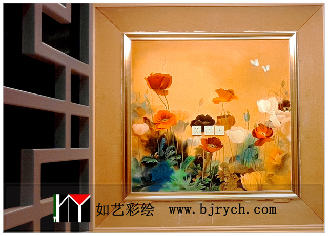 手绘墙-花鸟